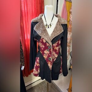 Floral Patchwork bohemian Women's blazer